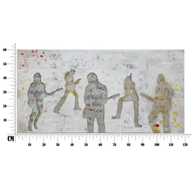 MALOWANY OBRAZ ROCK 120x3x60 cm